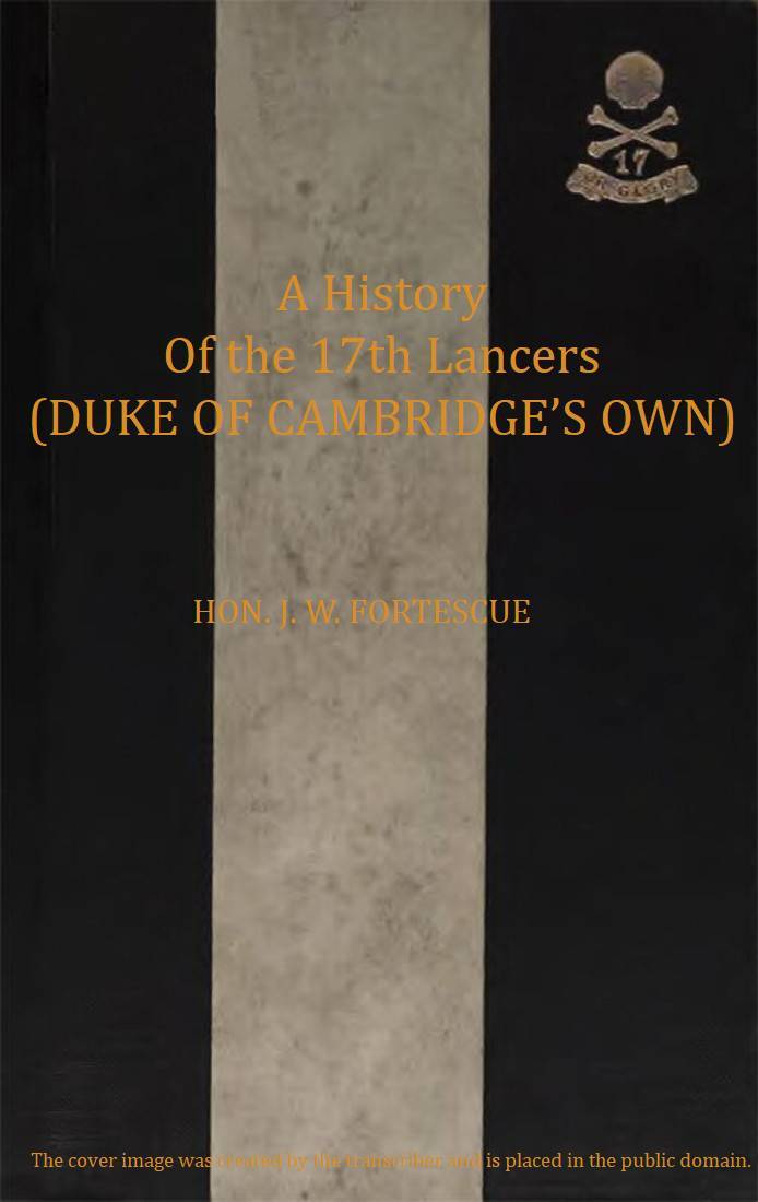 A History of the 17th Lancers (duke of Cambridge's Own)