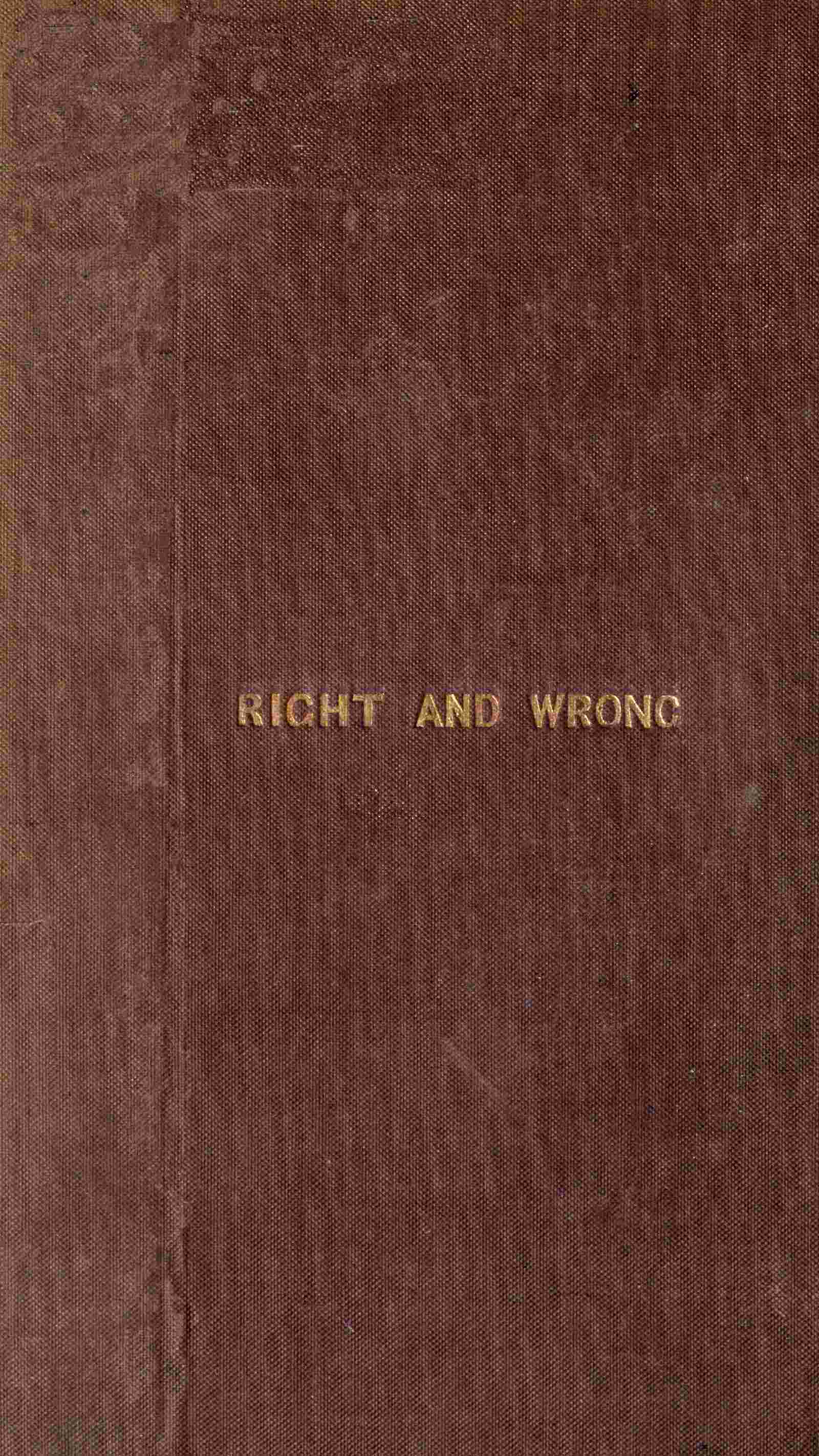 Right and Wrong in Massachusetts