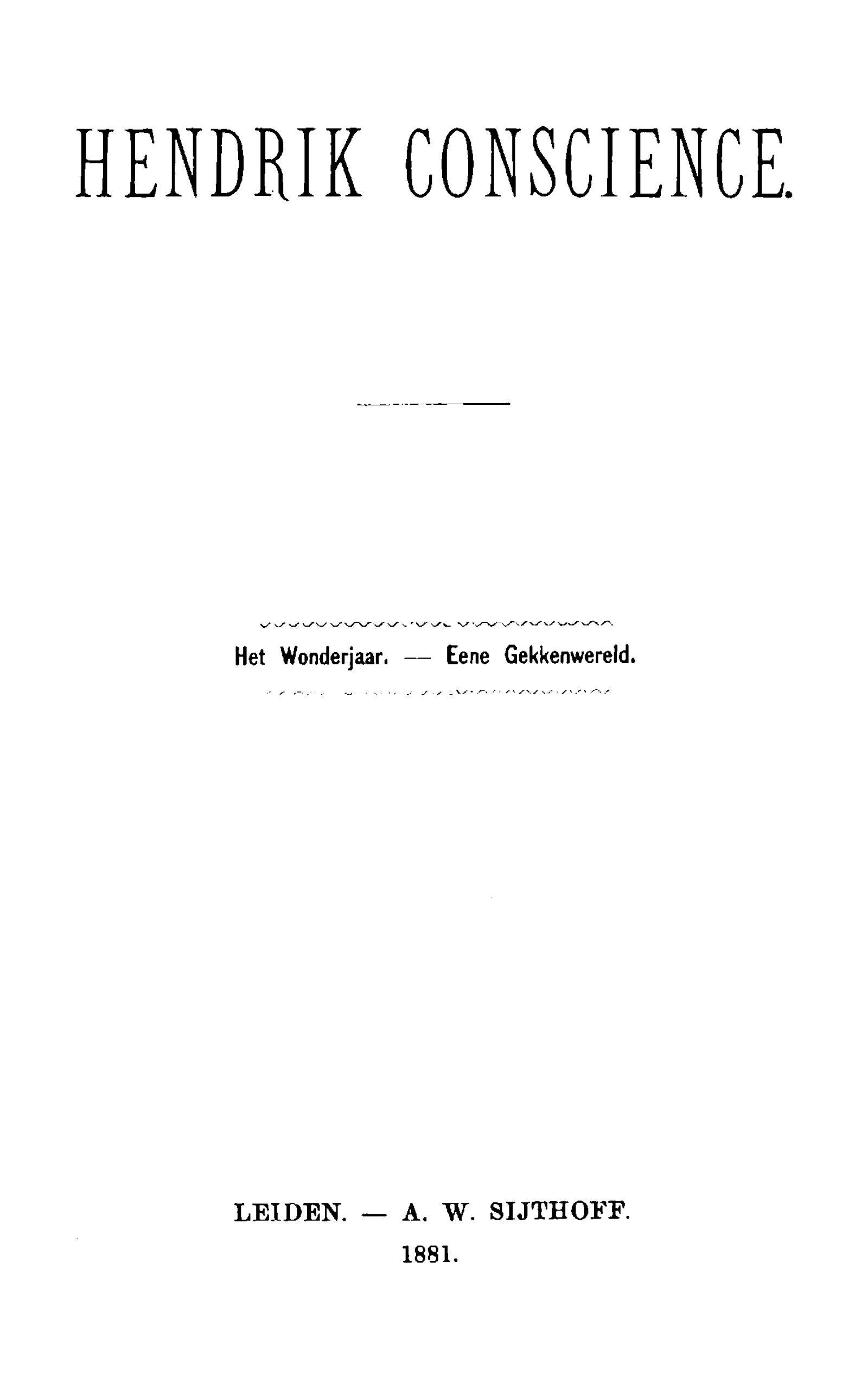 Het Wonderjaar: Eene Gekkenwereld