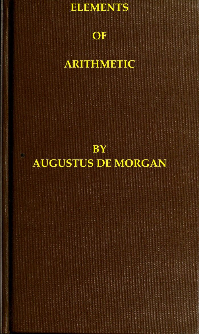 Elements of Arithmetic