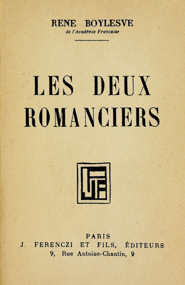 Les Deux Romanciers