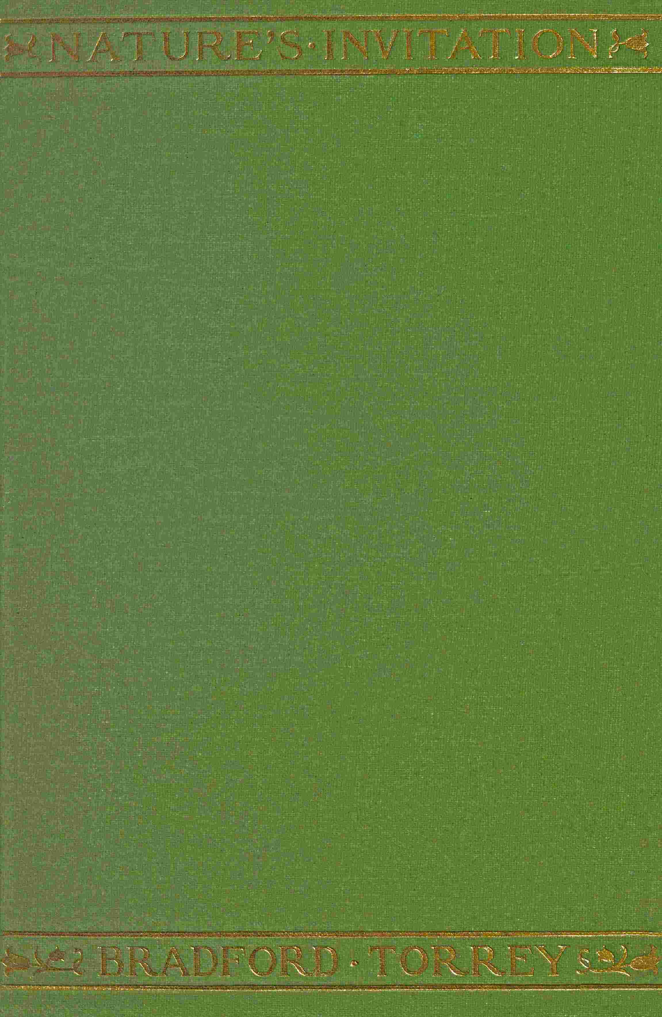 Nature's Invitation: Notes of a Bird-Gazer, North and South