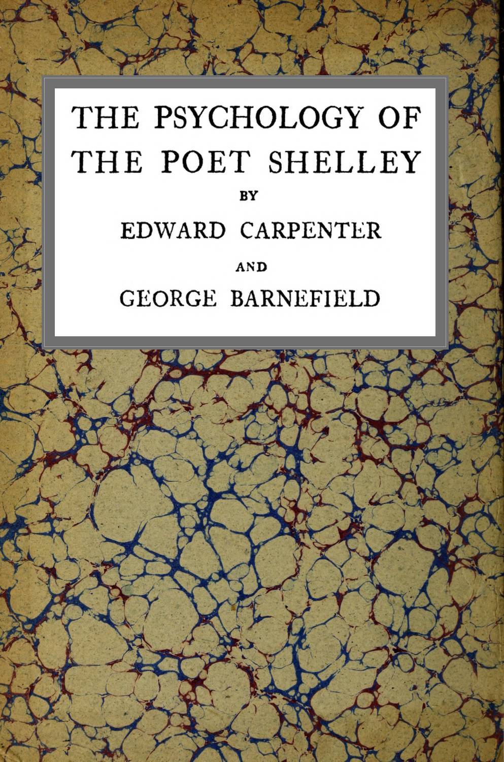 The Psychology of the Poet Shelley