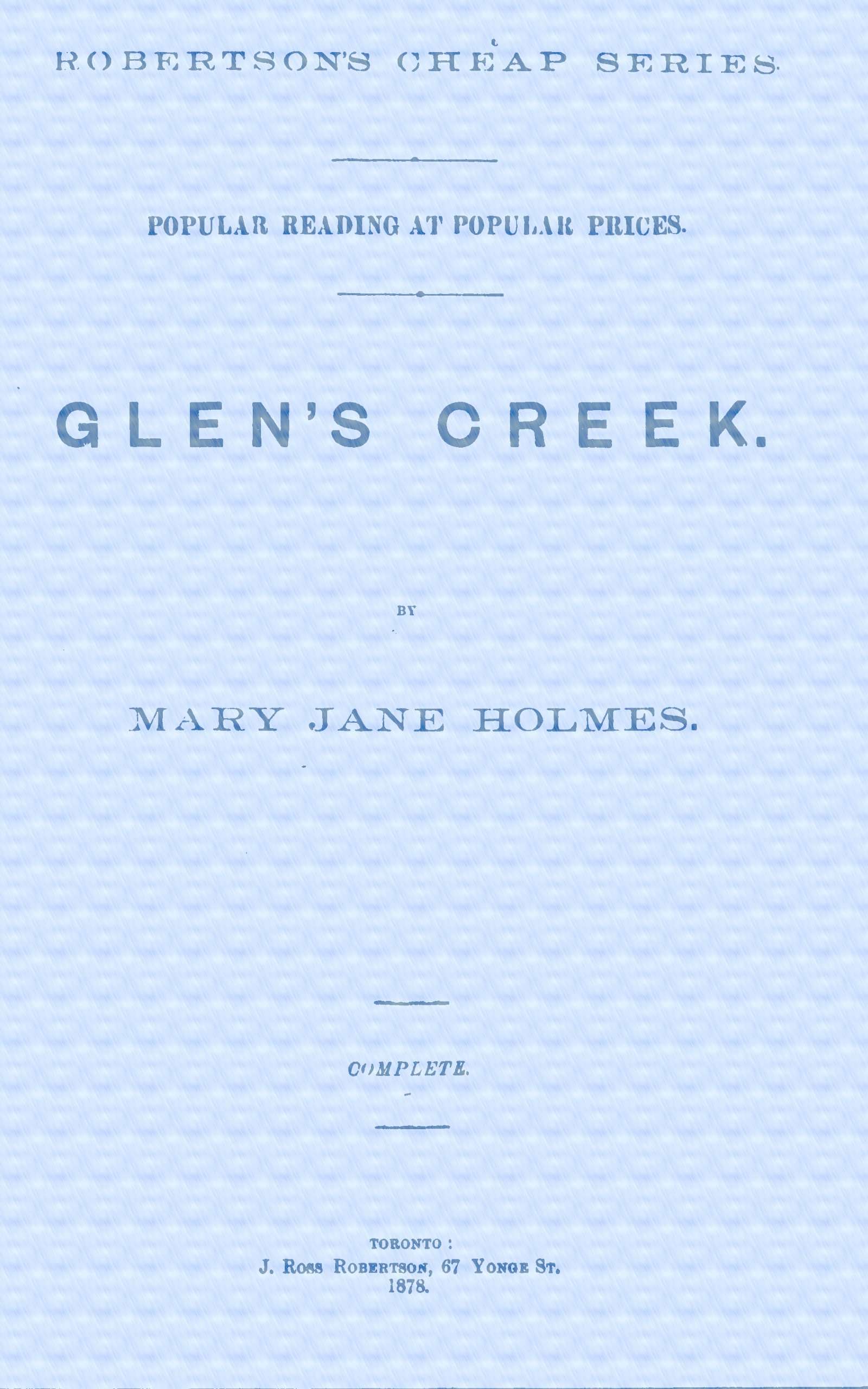 Glen's Creek