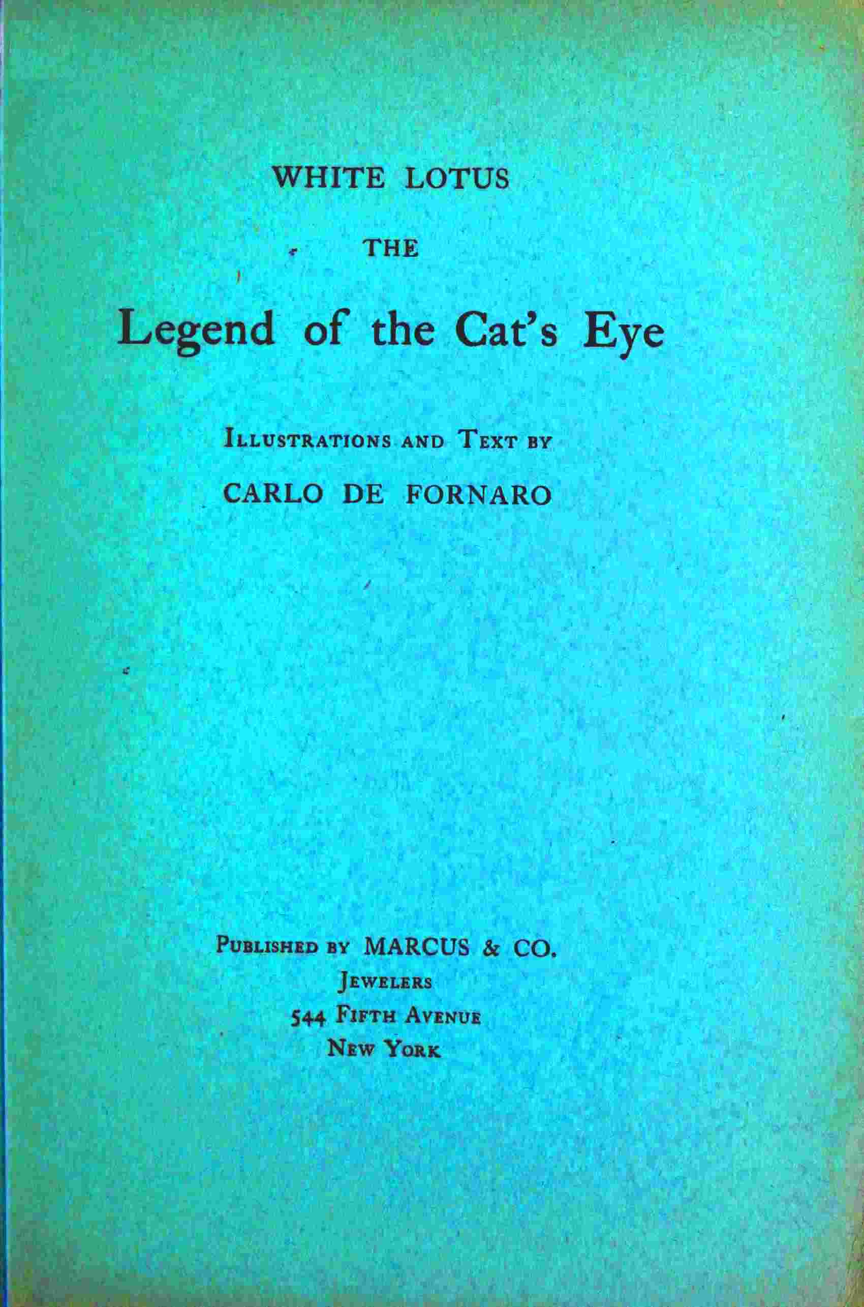 White Lotus, the Legend of the Cat's Eye