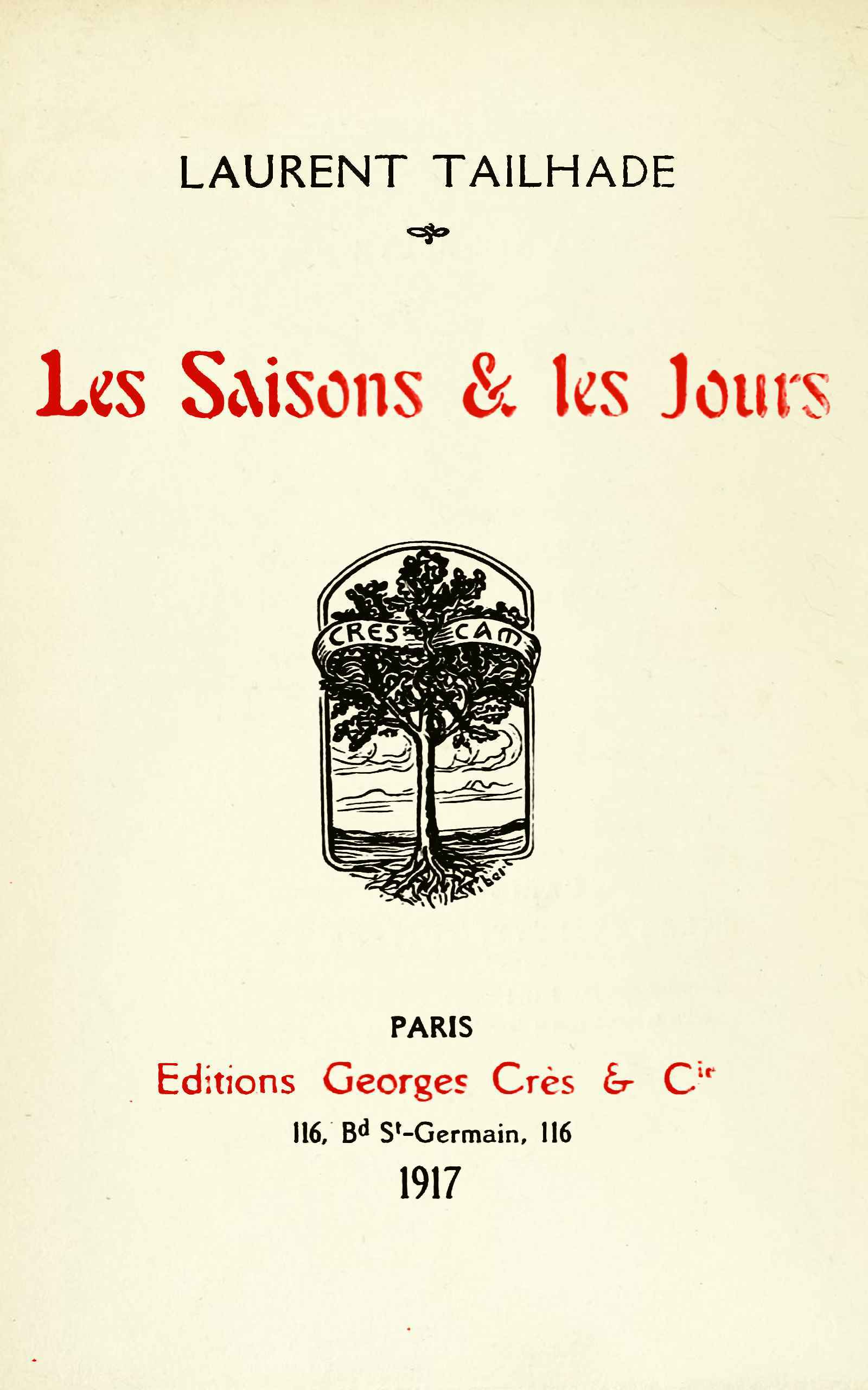 Les Saisons & Les Jours