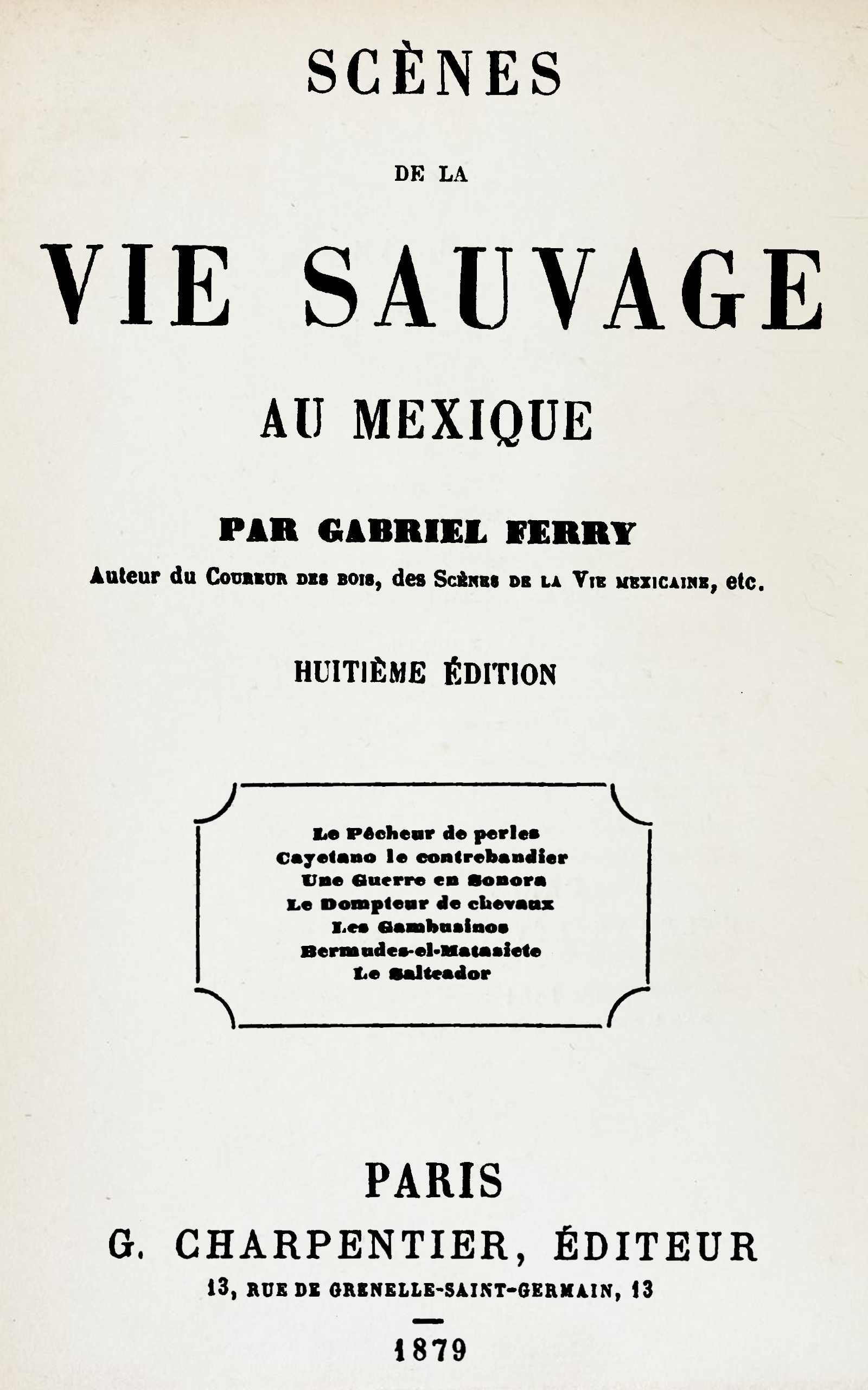 Scènes De La Vie Sauvage Au Mexique
