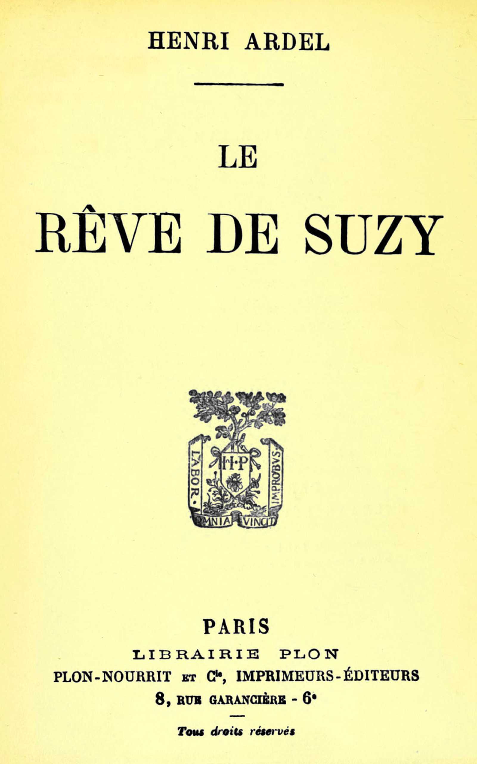 Le Rêve De Suzy