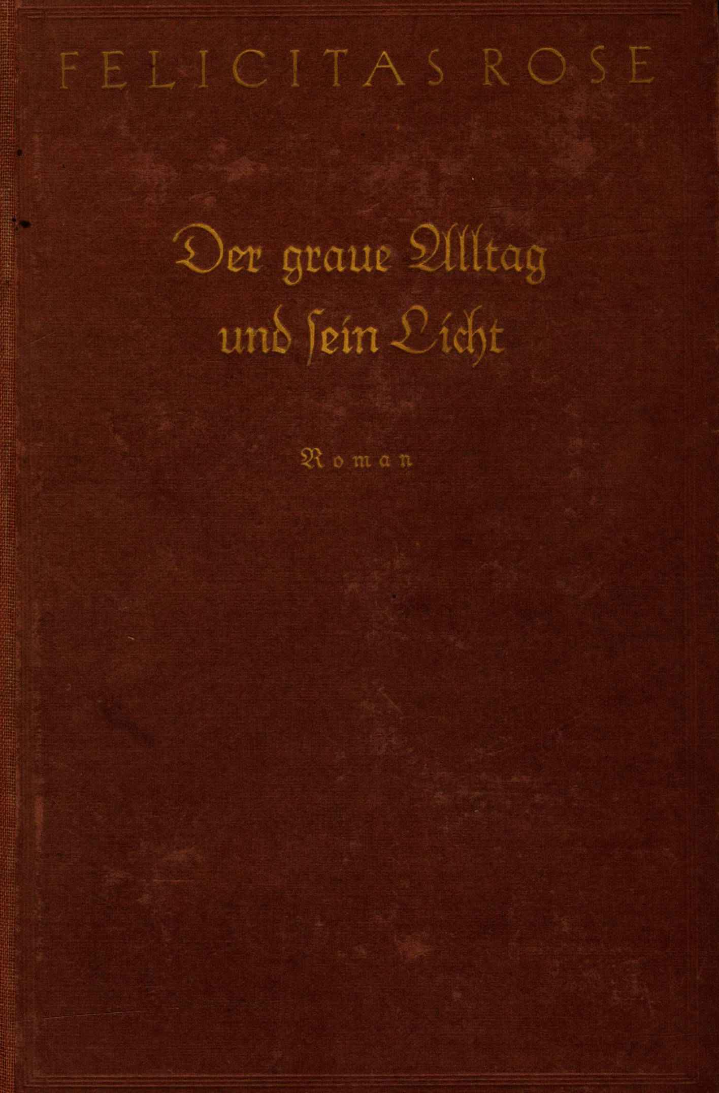 Der Graue Alltag Und Sein Licht: Roman