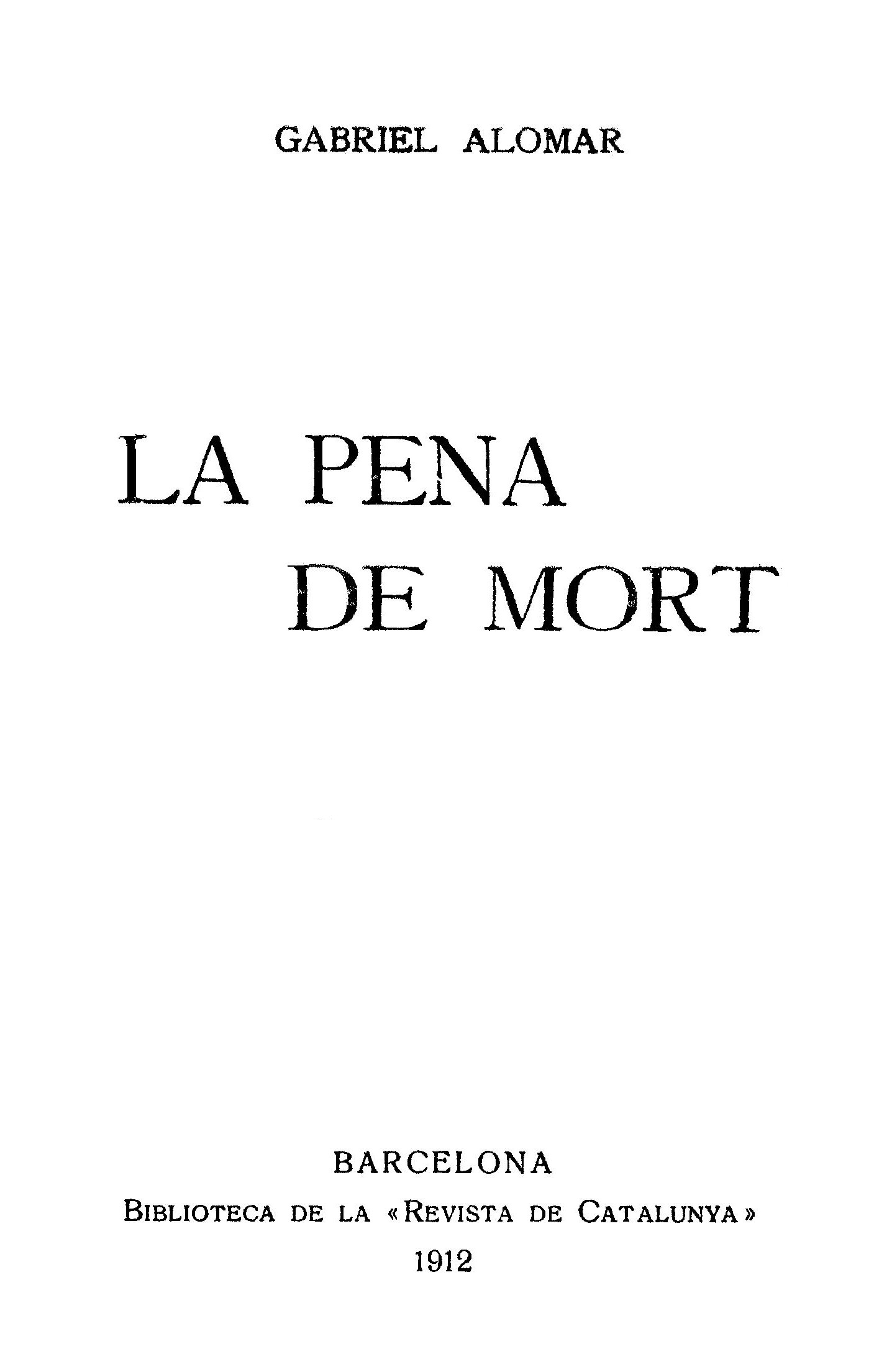 La Pena De Mort