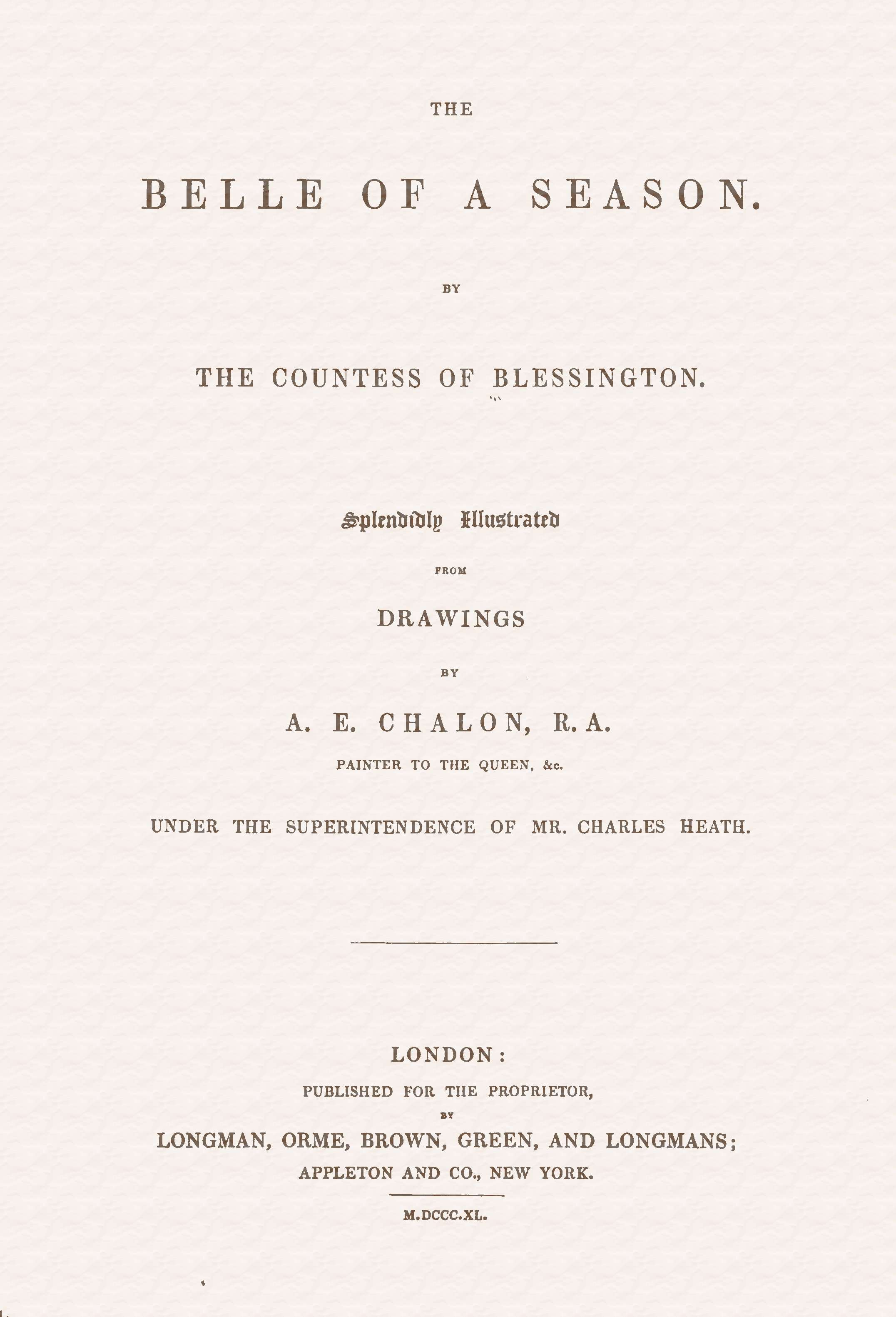 The Belle of a Season