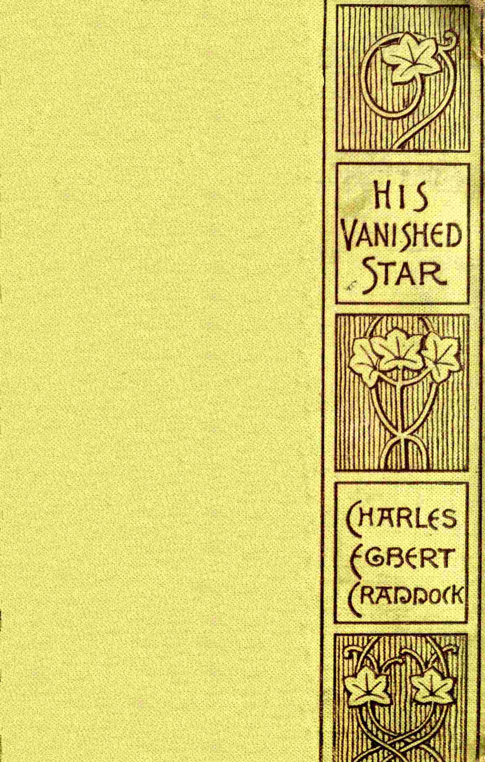 His Vanished Star