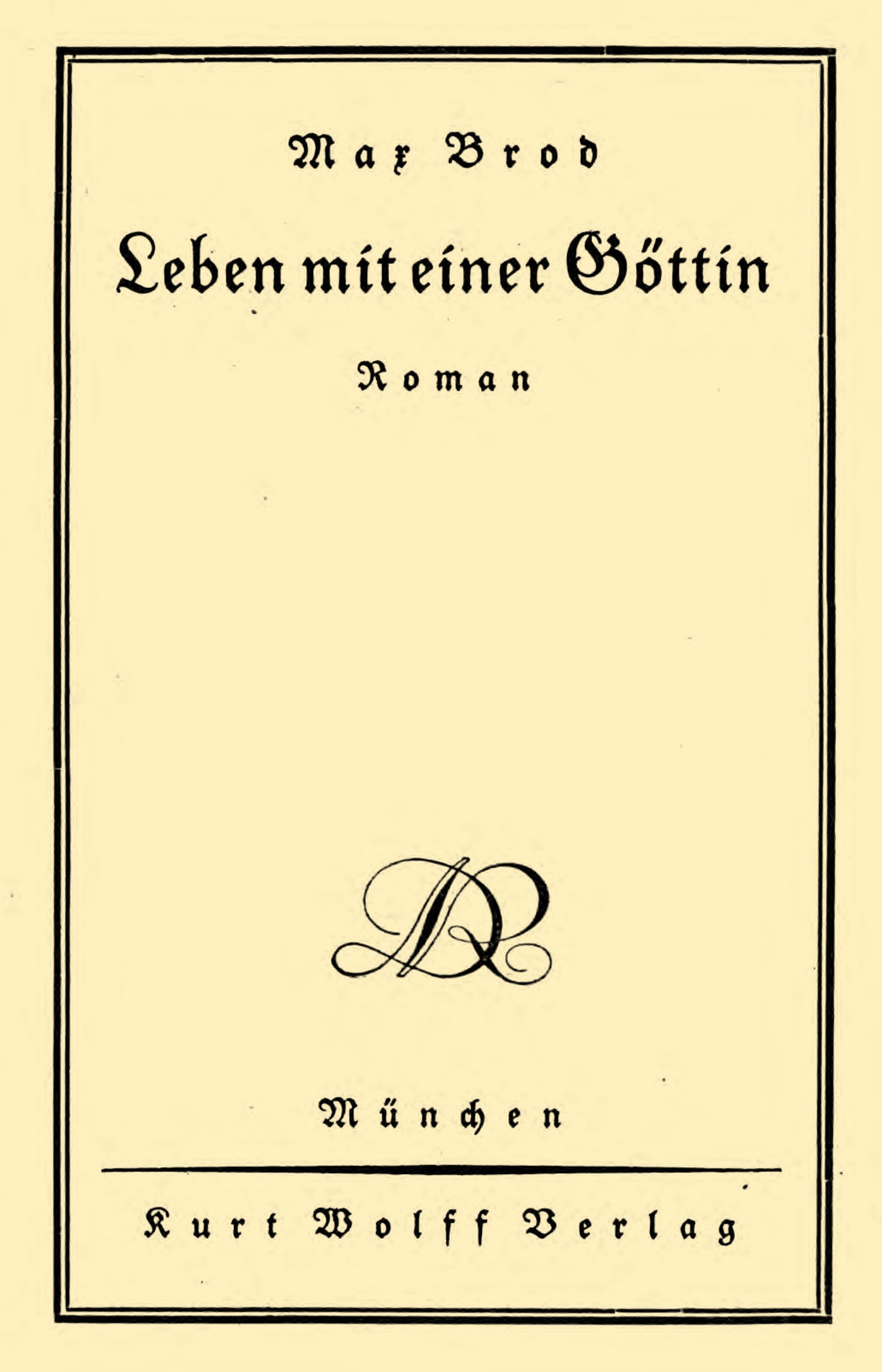 Leben Mit Einer Göttin: Roman