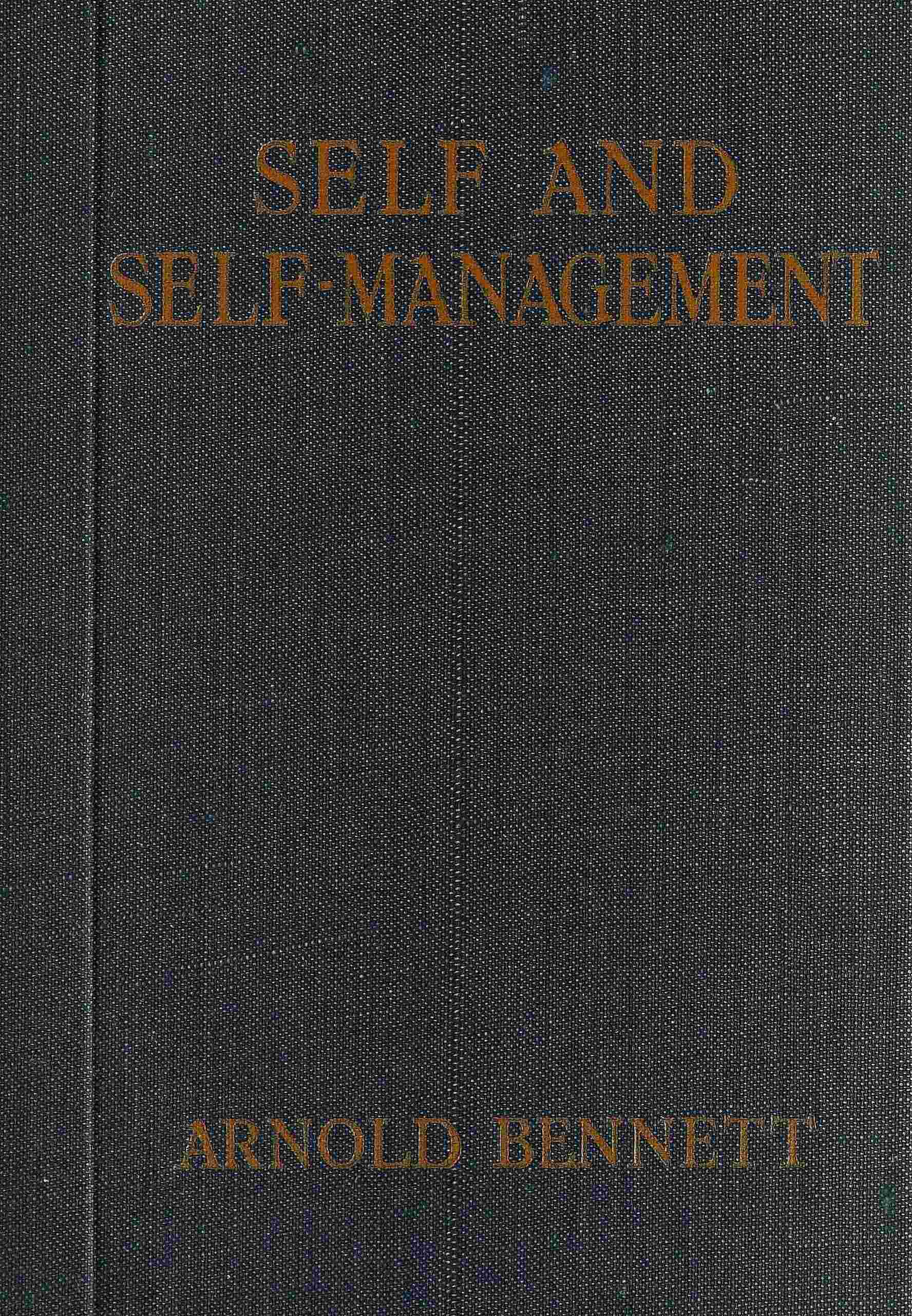 Self and Self-Management: Essays About Existing