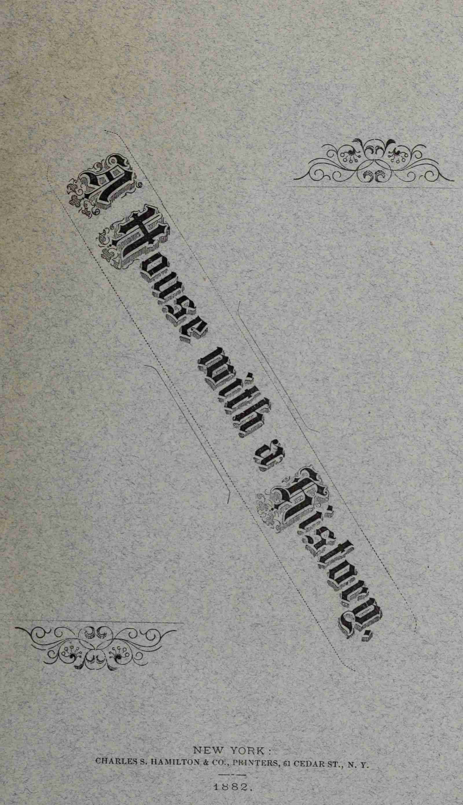 A House with a History