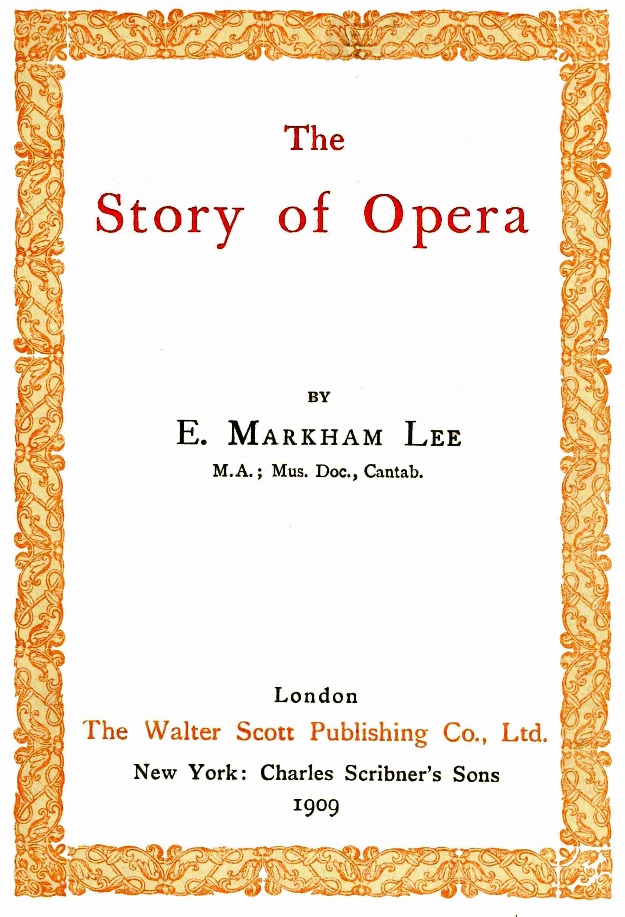 The Story of Opera