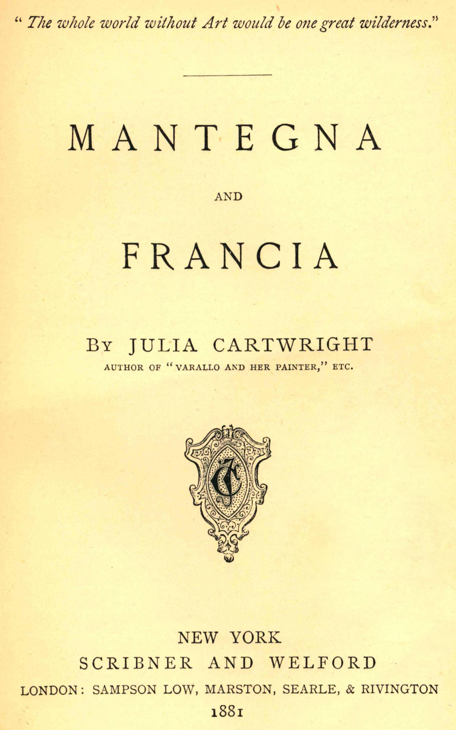 Mantegna and Francia