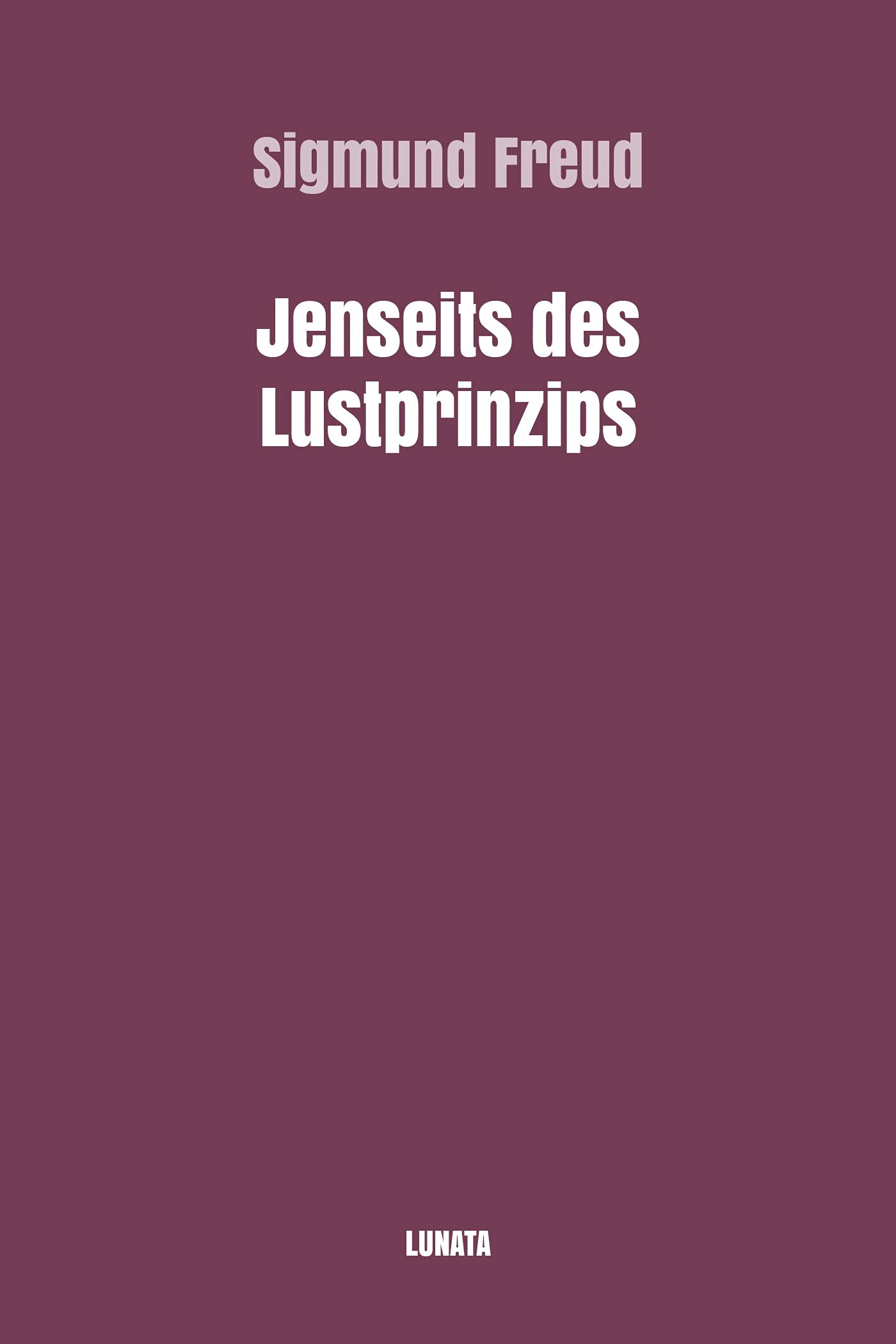 Jenseits Des Lustprinzips