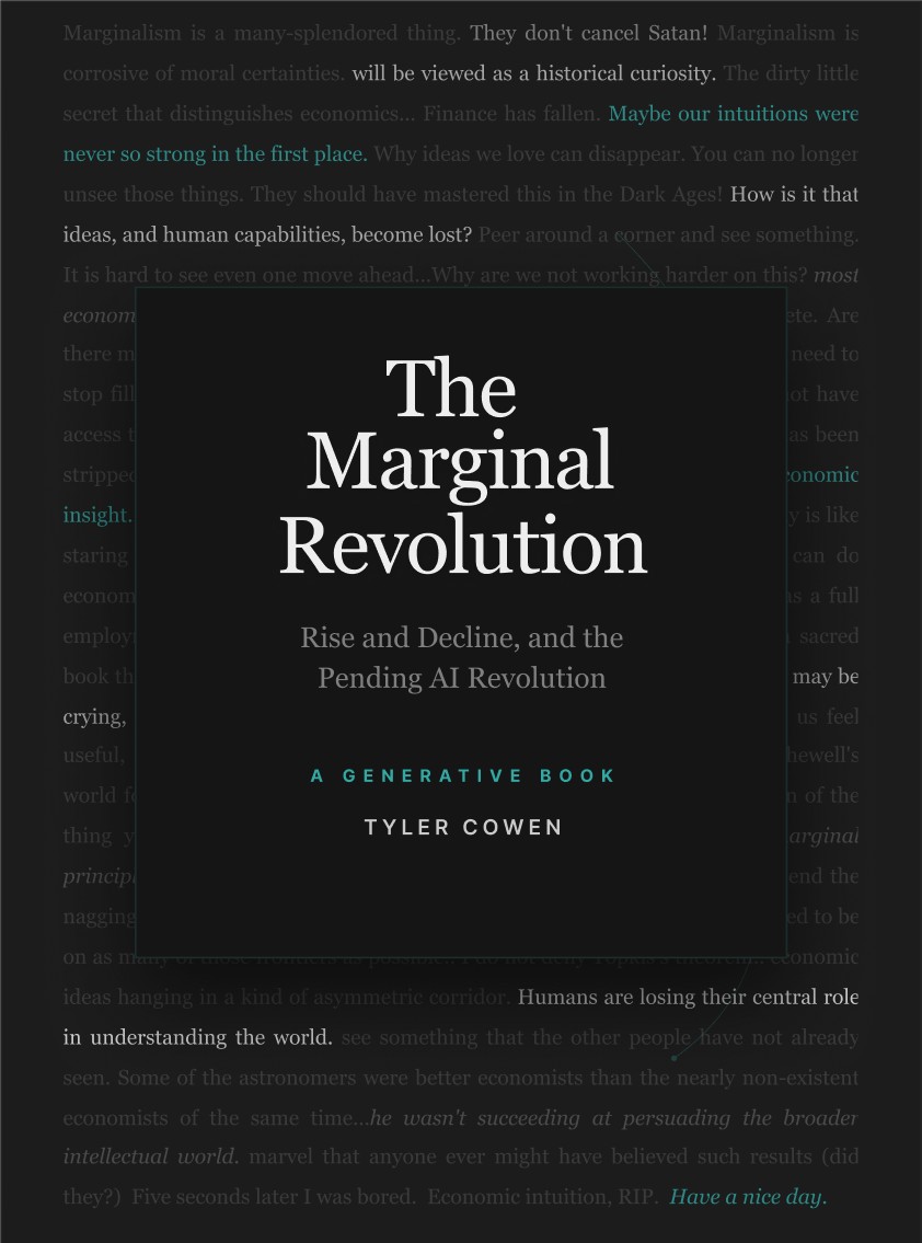 The Marginal Revolution: Rise and Decline, and the Pending AI Revolution